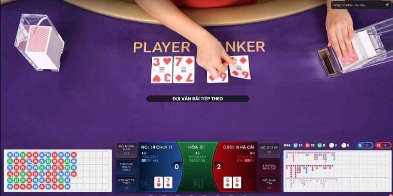 Luật xác định kết quả trong trò chơi bài Baccarat