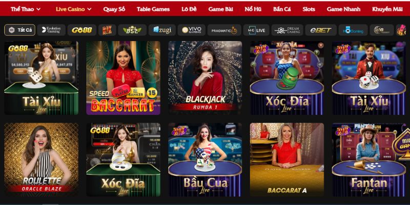 Tại sao nhiều cược thủ lựa chọn live casino tại Xo88?